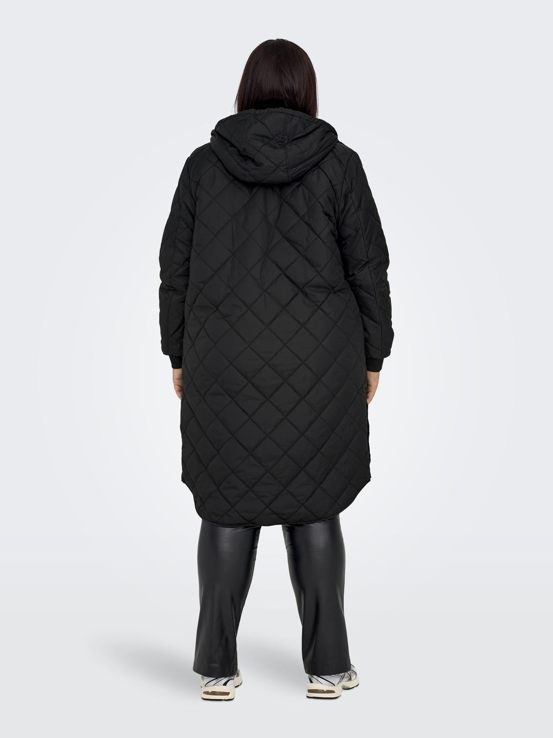 Steppmantel - Black - Schwarz