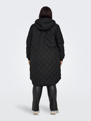 Steppmantel - Black - Schwarz