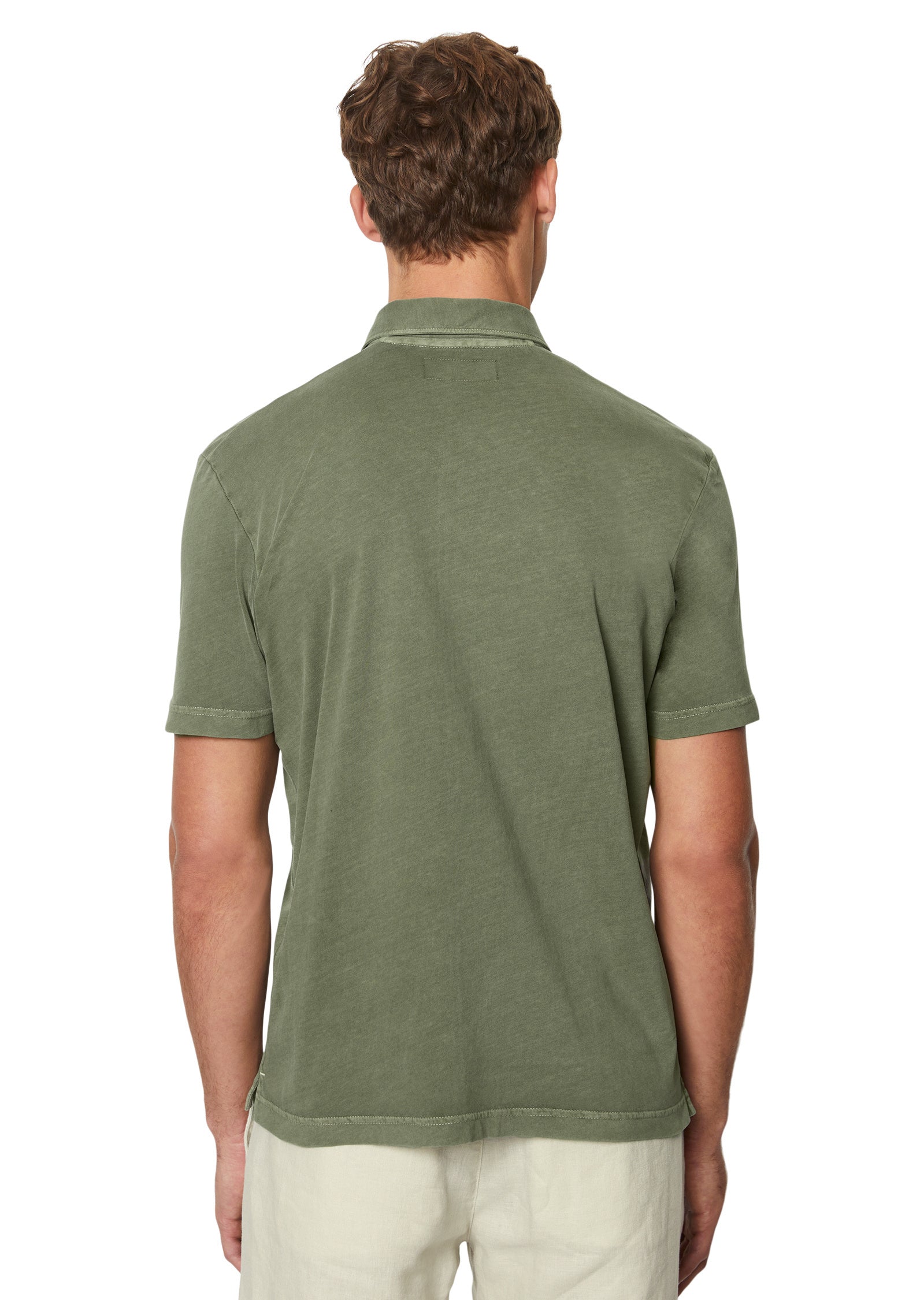 Poloshirt aus Baumwolle - 465-olive - Khaki