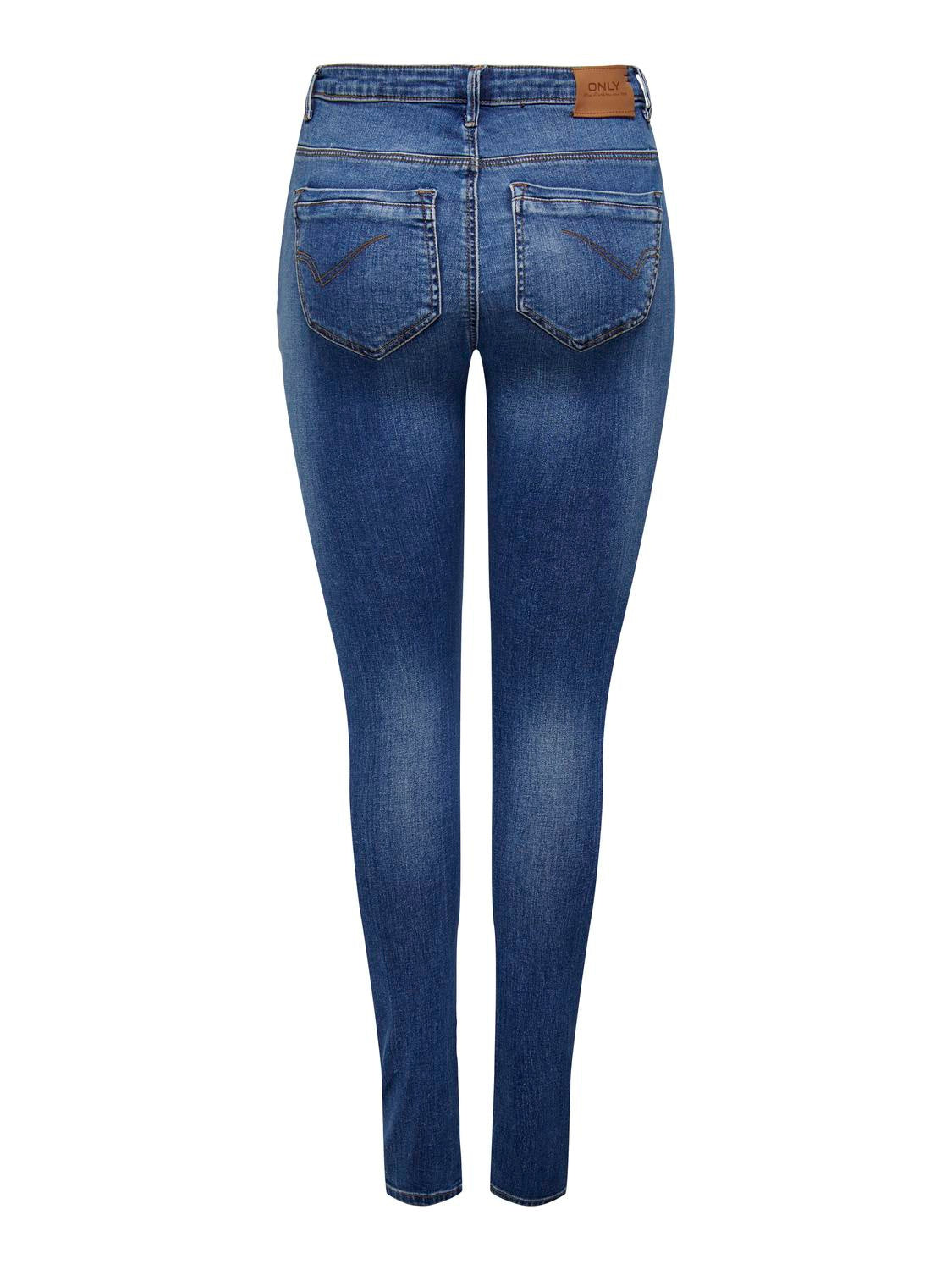 Jeans Skinny Fit - Medium Blue Denim - Blau