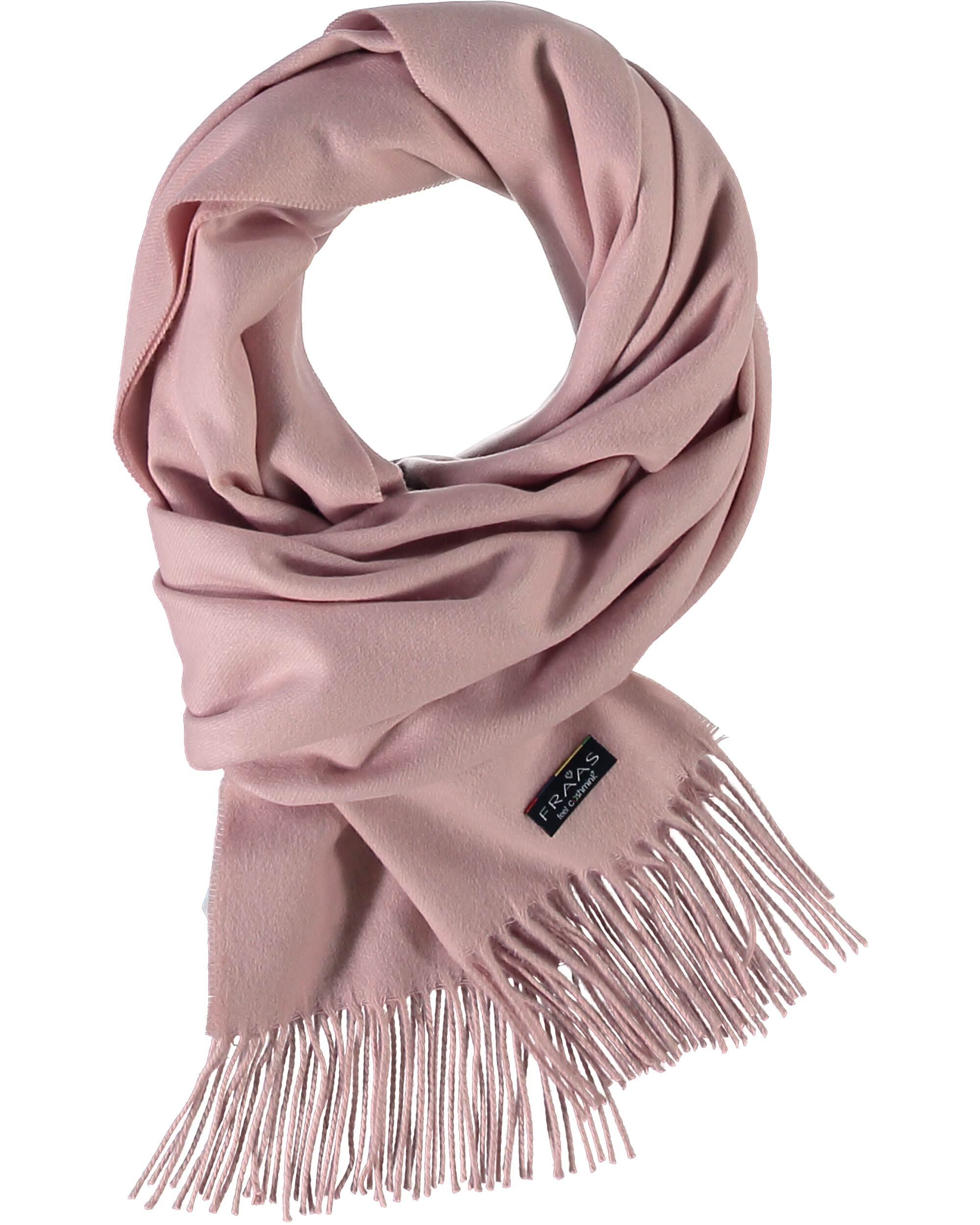 Schal mit Fransen - 410 - Rosa