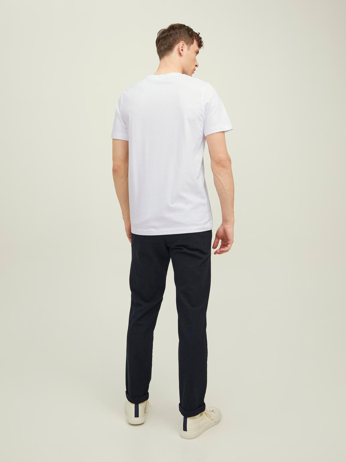 T-Shirt mit Logoprint - White - Weiß