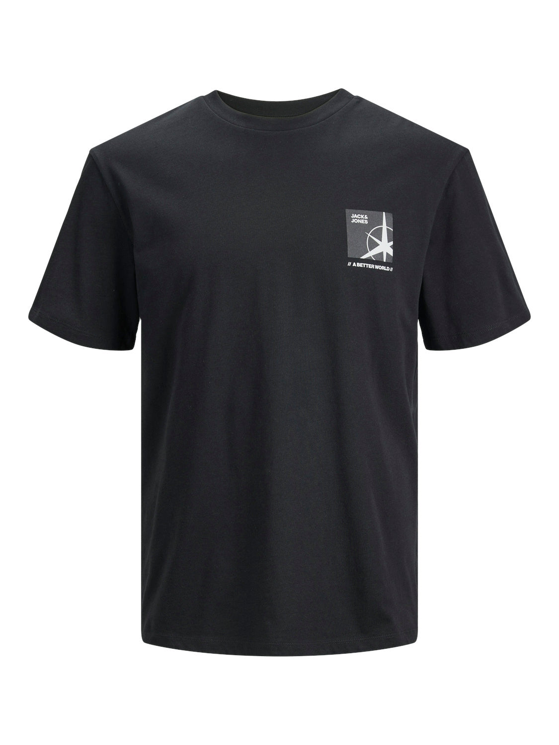 T-Shirt mit Logoprint - Black - Schwarz