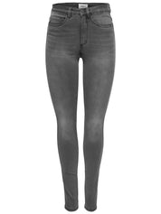 Jeans Skinny Fit - Dark Grey Denim - Grau