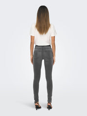 Jeans Skinny Fit - Dark Grey Denim - Grau