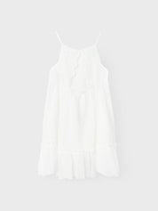 Sommerkleid Mini mit Spitze - Jet Stream - Weiß