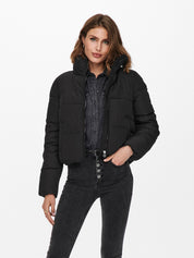 Steppjacke - Black - Schwarz