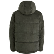 Gesteppte Cordjacke - 8039-Beluga - Grün