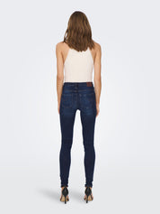 Jeans Skinny Fit - Dark Blue Denim - Blau