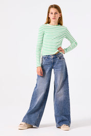 Jeans Wide Leg - 6789 - Blau