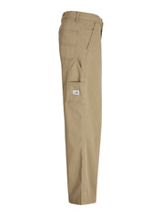 Chinohose Straight Leg - Elmwood/STITCHING W. DTM - Beige