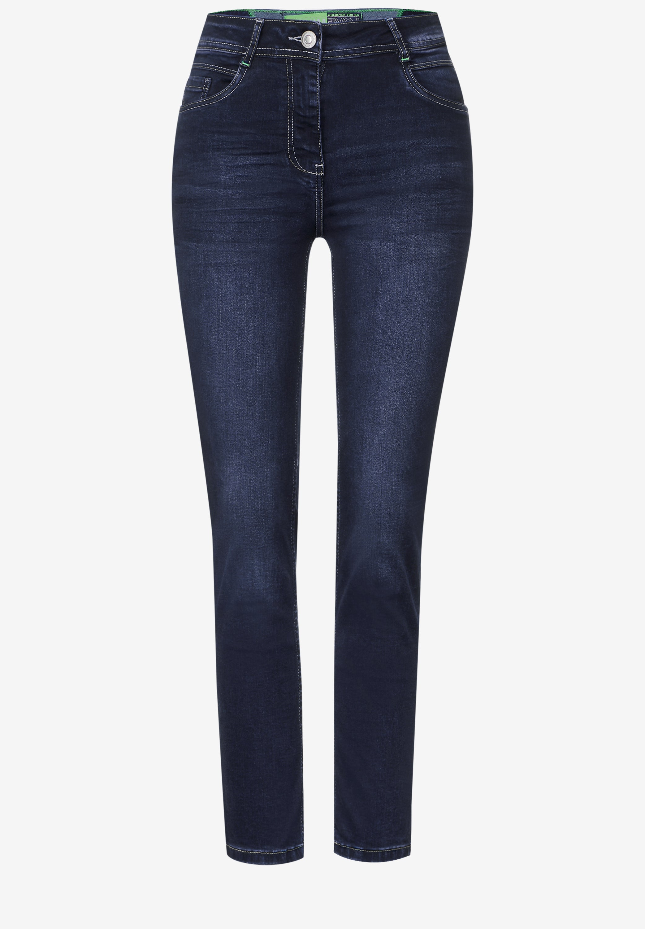 Slim Fit Jeans - 10315 Dark blue wash - Blau