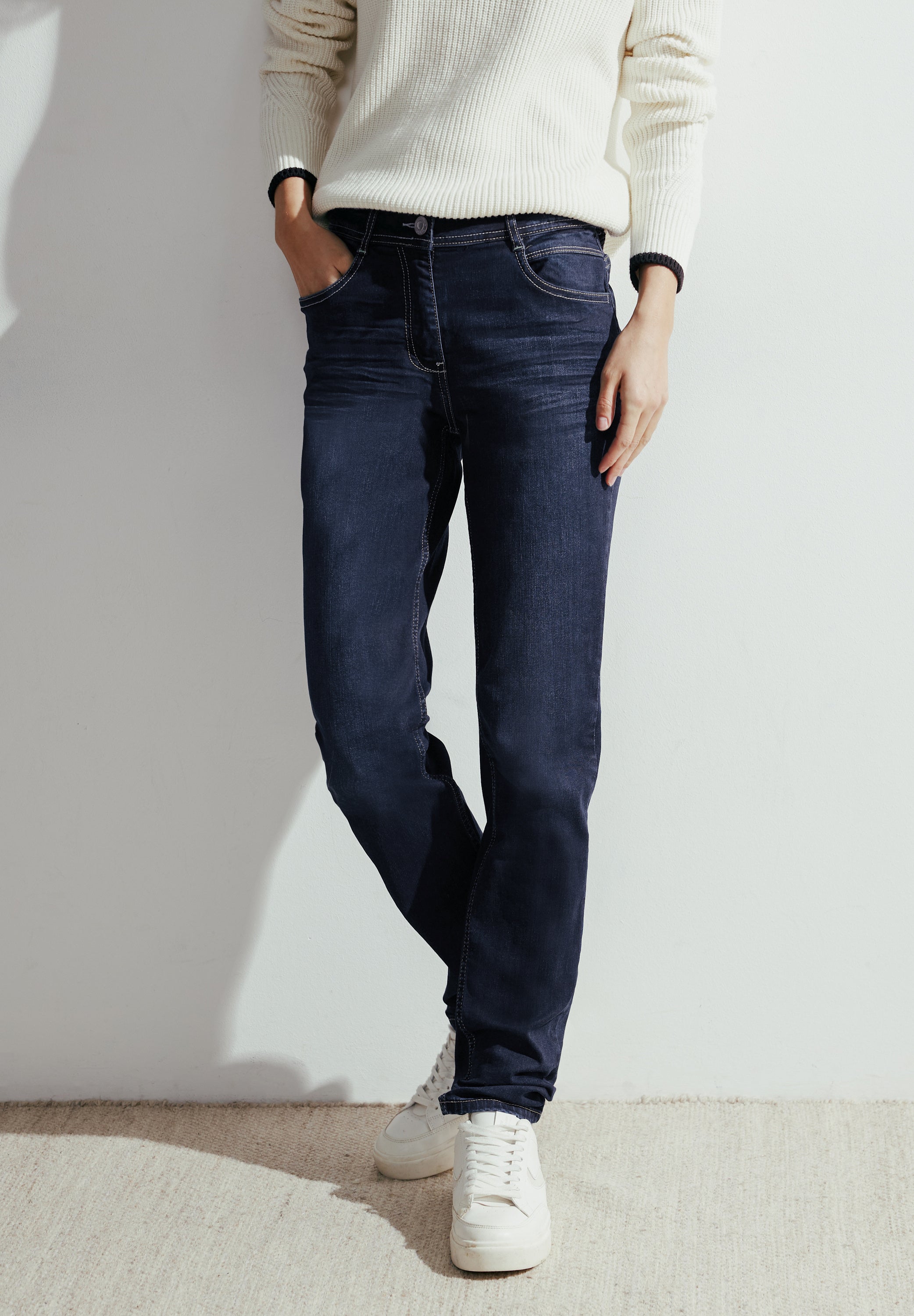 Slim Fit Jeans - 10315 Dark blue wash - Blau