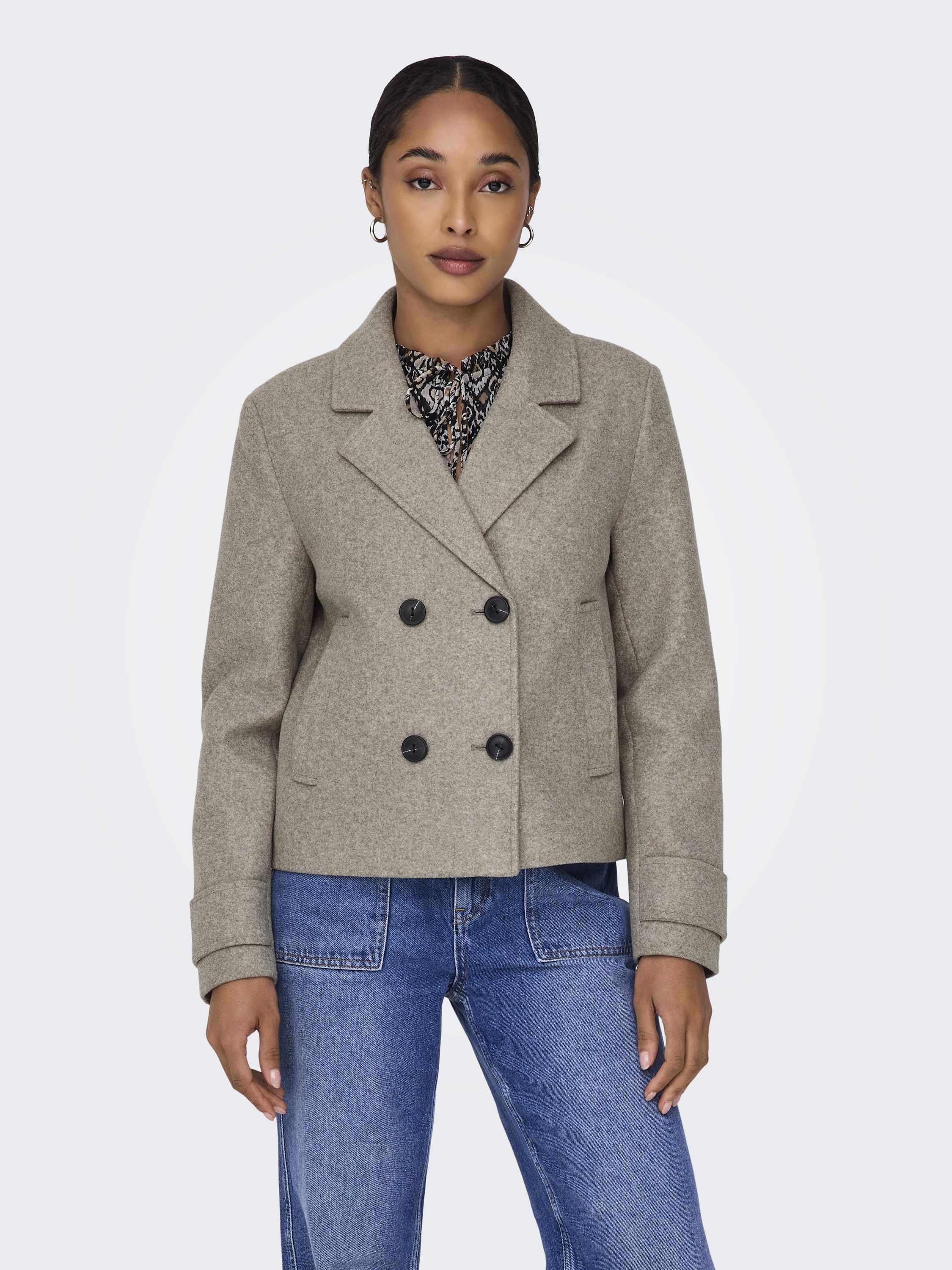 Blazerjacke FREJA - Mocha Meringue/MELANGE - Beige