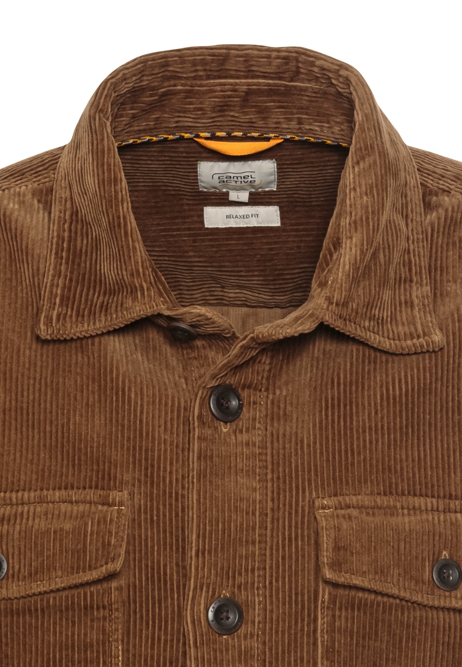 Overshirt in Cord-Optik - 24-Sepia Brown - Braun