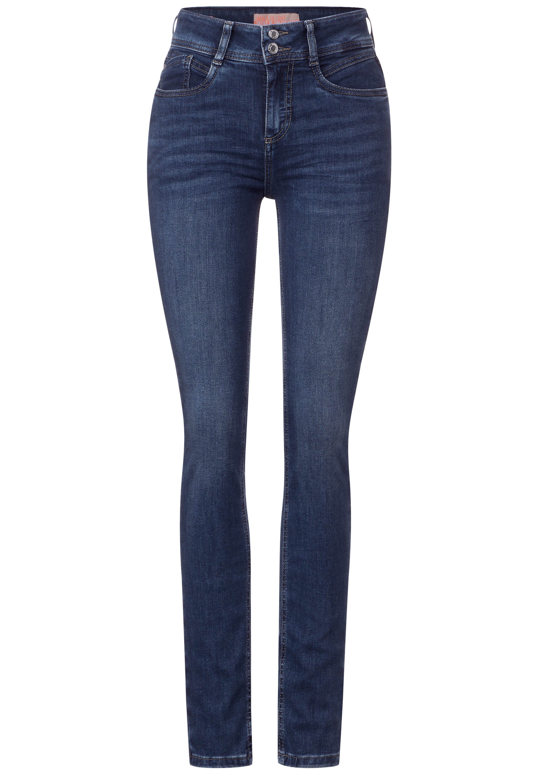 Slim Fit indigo Jeans - 15705-brilliant indigo random - Blau