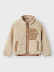 Teddyjacke - Moonbeam/CHEST POCKET SAVANNAH - Beige