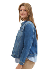 Jeansjacke aus Baumwolle - 10110-Blue Denim - Blau