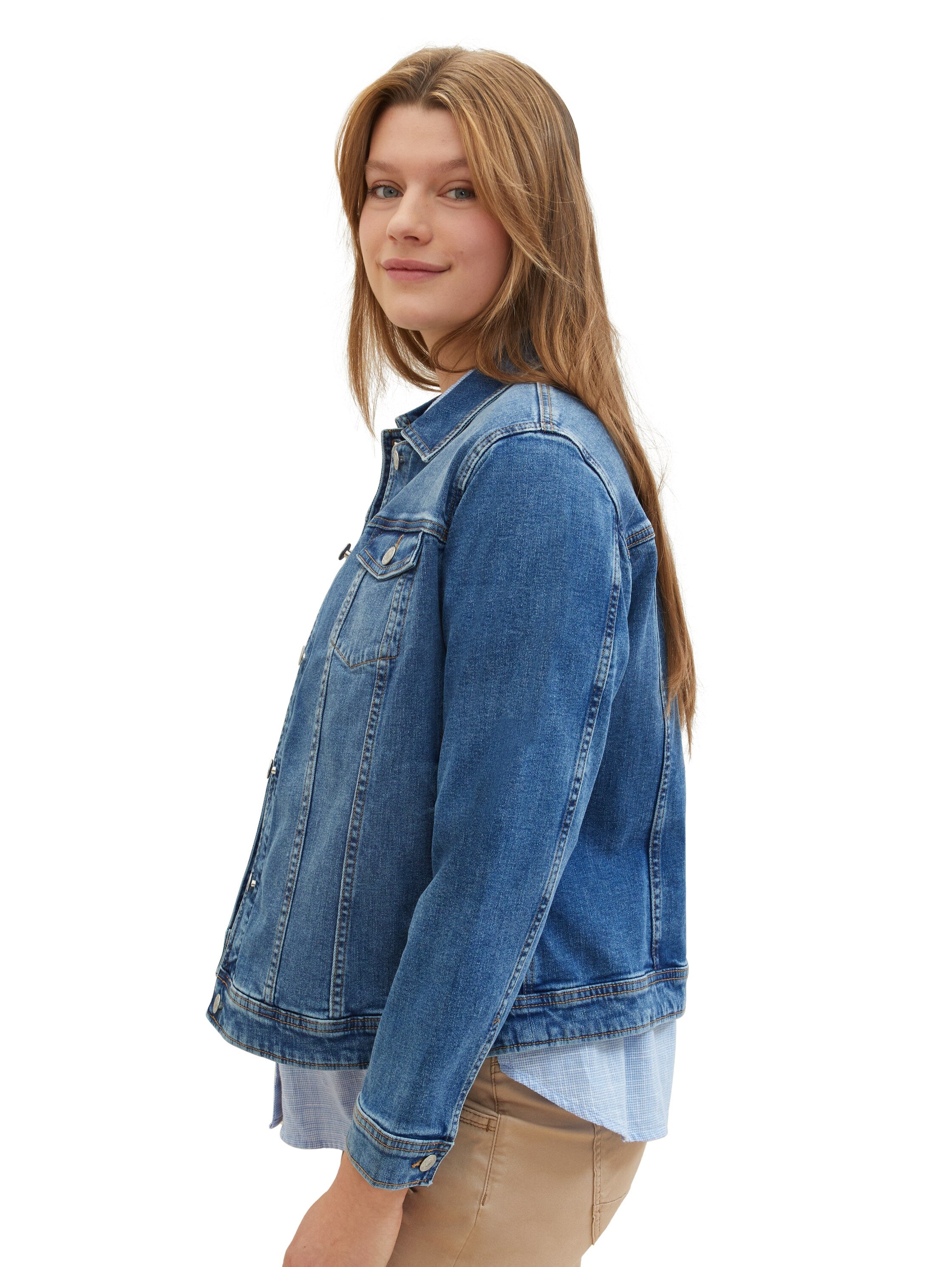 Jeansjacke aus Baumwolle - 10110-Blue Denim - Blau