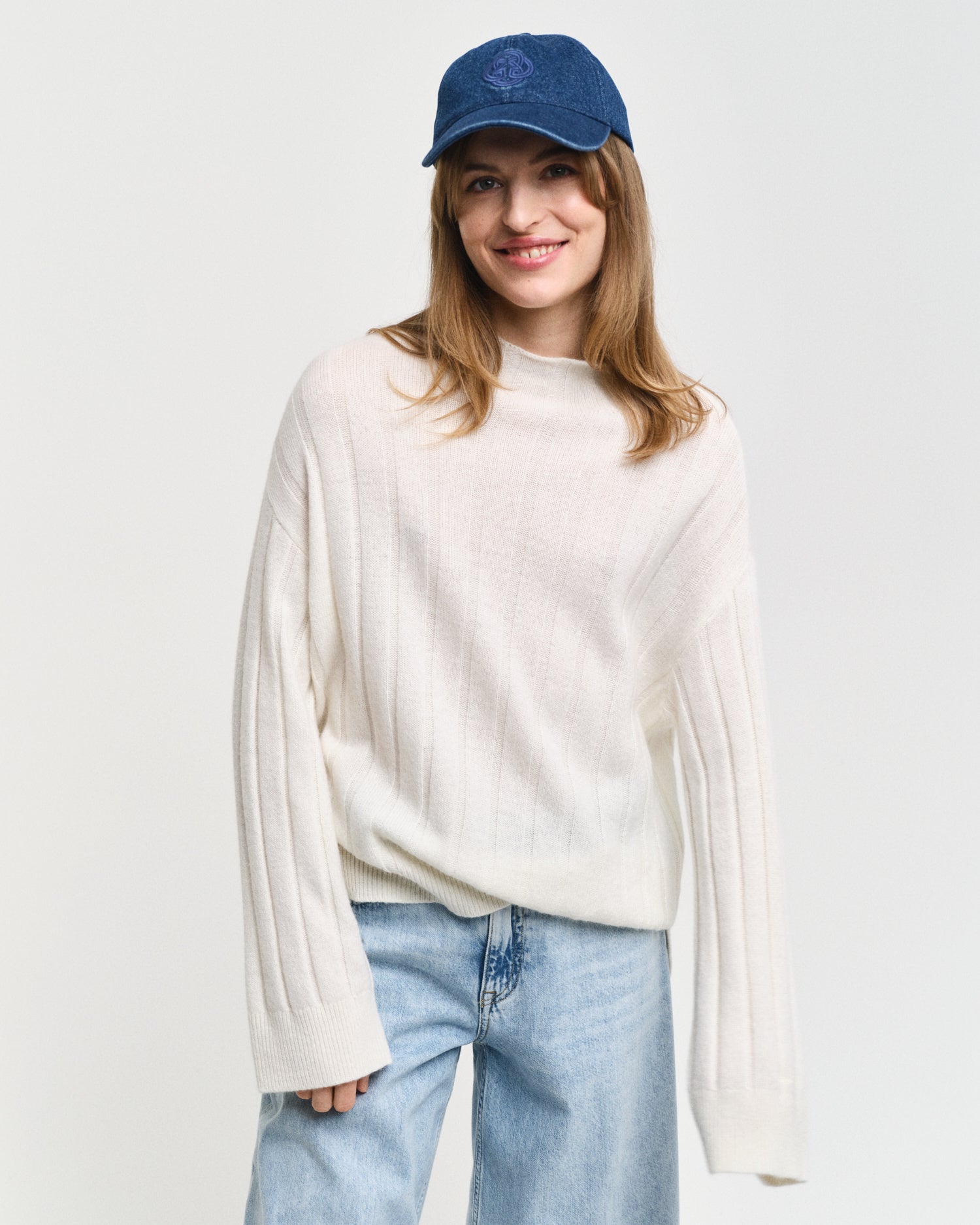 Strickpullover aus Wollmix - 130-CREAM - Creme