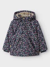 Übergangsjacke mit Kapuze - Dark Sapphire - Blau