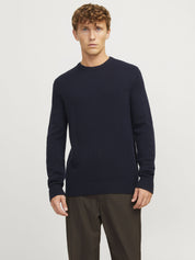 Strickpullover aus Wolle - Night Sky - Blau