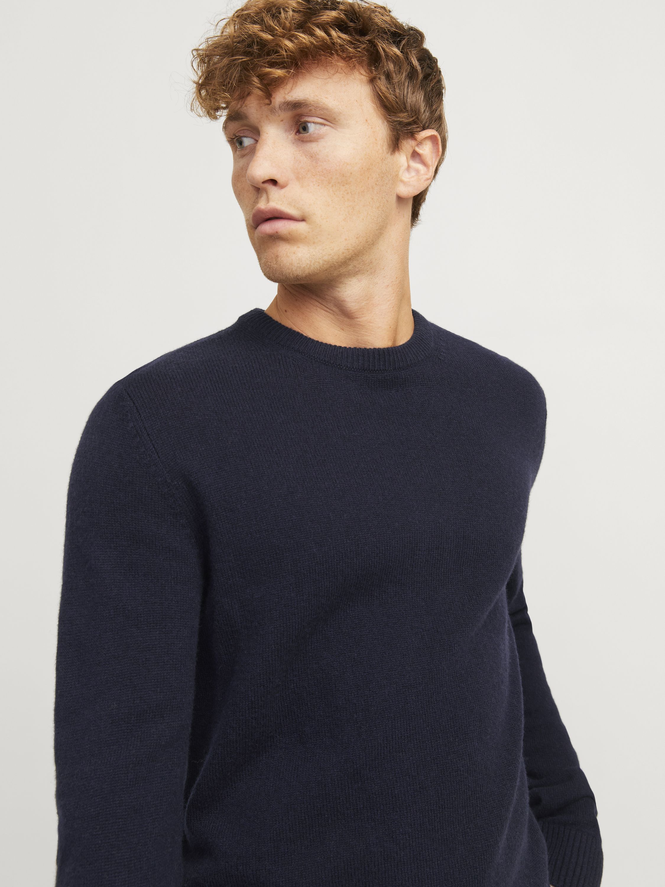 Strickpullover aus Wolle - Night Sky - Blau