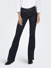 Jeans Flared ONLYBLUSH - Dark Blue Denim - Blau