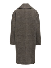 Mantel - Seal Brown/Check - Braun