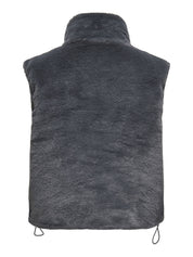 Weste DANA aus Fake Fur - Blackened Pearl - Grau