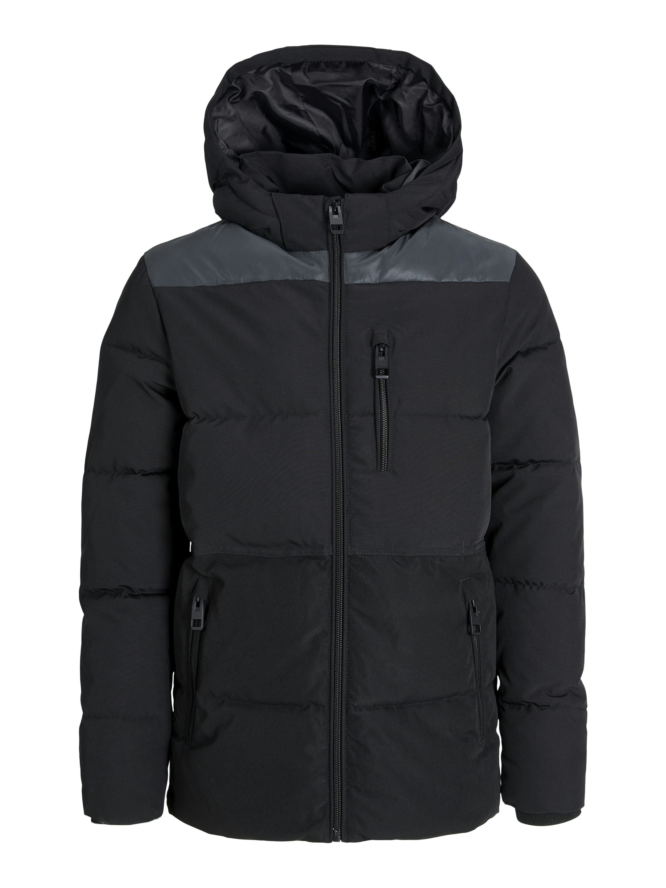 Pufferjacke  aus recyceltem Polyester - Black/REFLECTIVE - Schwarz