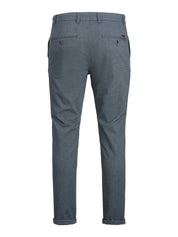 Chinohose Slim Fit - Faded Denim - Grau