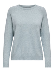 Strickpullover aus Viskosemix - Arona/W. Melange - Blau
