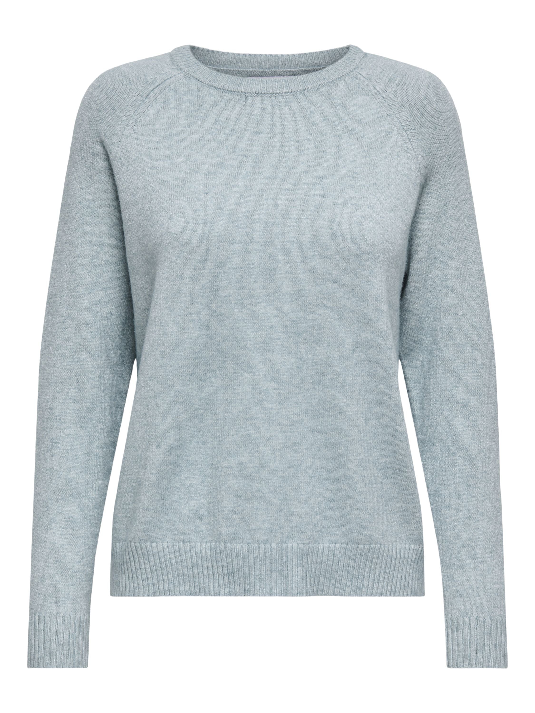 Strickpullover aus Viskosemix - Arona/W. Melange - Blau