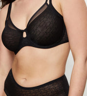 Bügel-BH SIGNATURE SHEER - 0004 BLACK - Schwarz