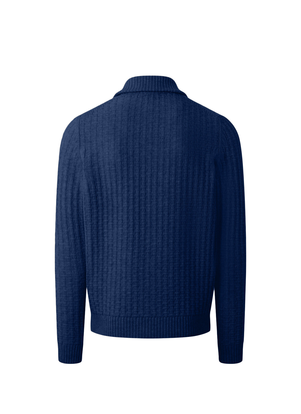 Strickjacke aus Schurwolle - 353 - Blau