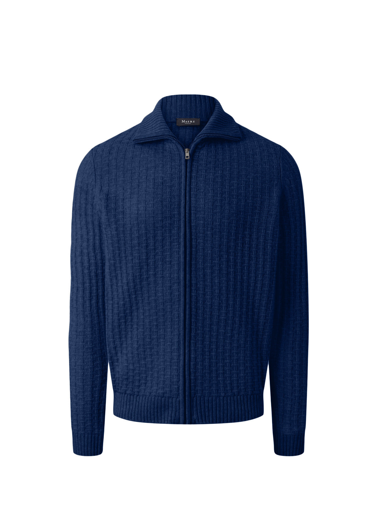 Strickjacke aus Schurwolle - 353 - Blau