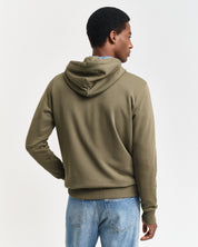 Sweatshirtjacke aus Baumwollmix - 301-JUNIPER GREEN - Grün