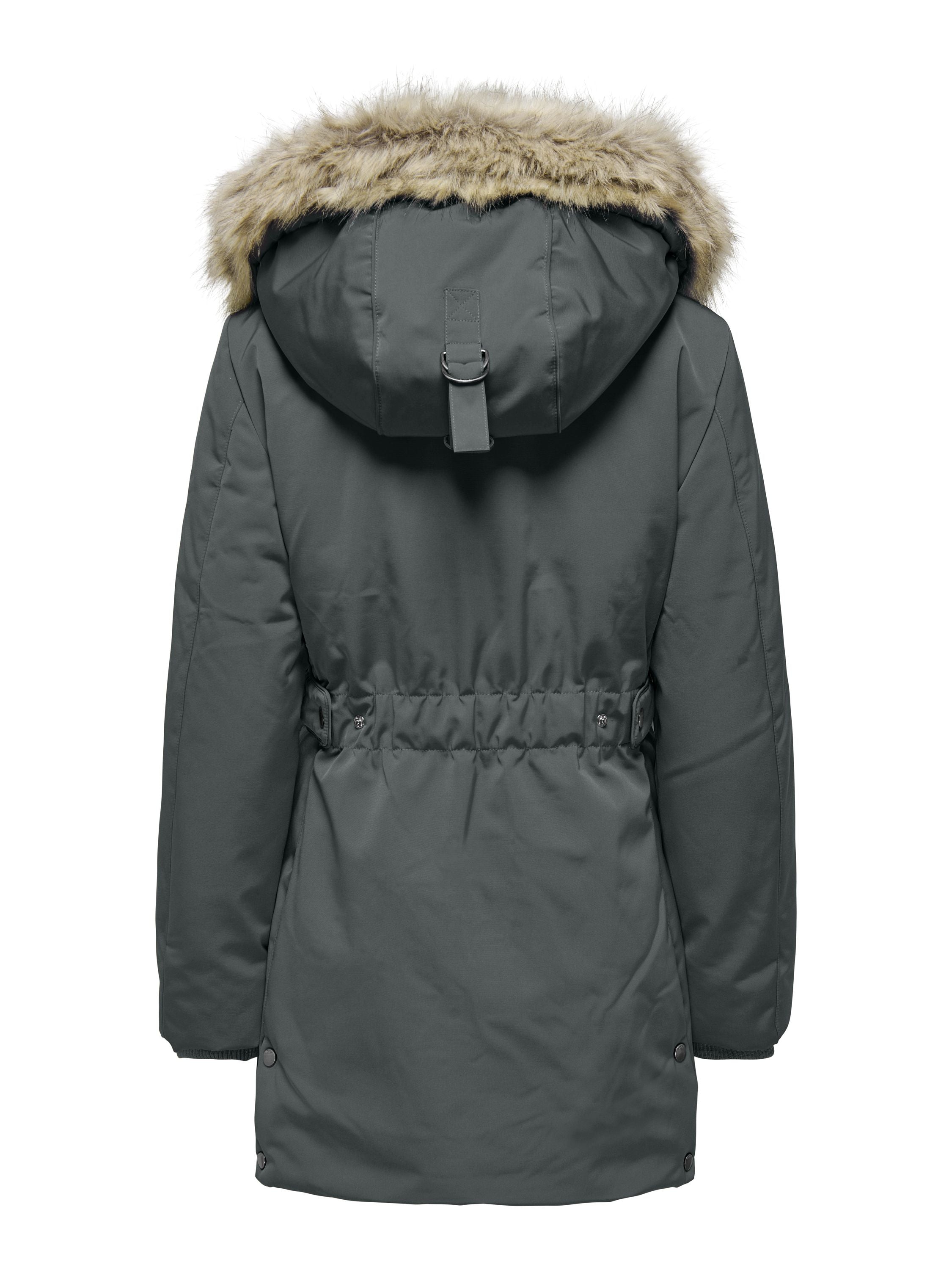 Parka mit abnehmbarer Kapuze - Blackened Pearl - Grau