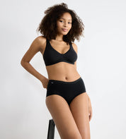 2er-Pack Midi Slips - 0004 BLACK - Schwarz