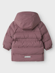 Winterjacke mit abnehmbarer Kapuze - Grape Shake - Violett