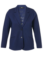 Blazer aus Viskosemix - 824104 - Blau