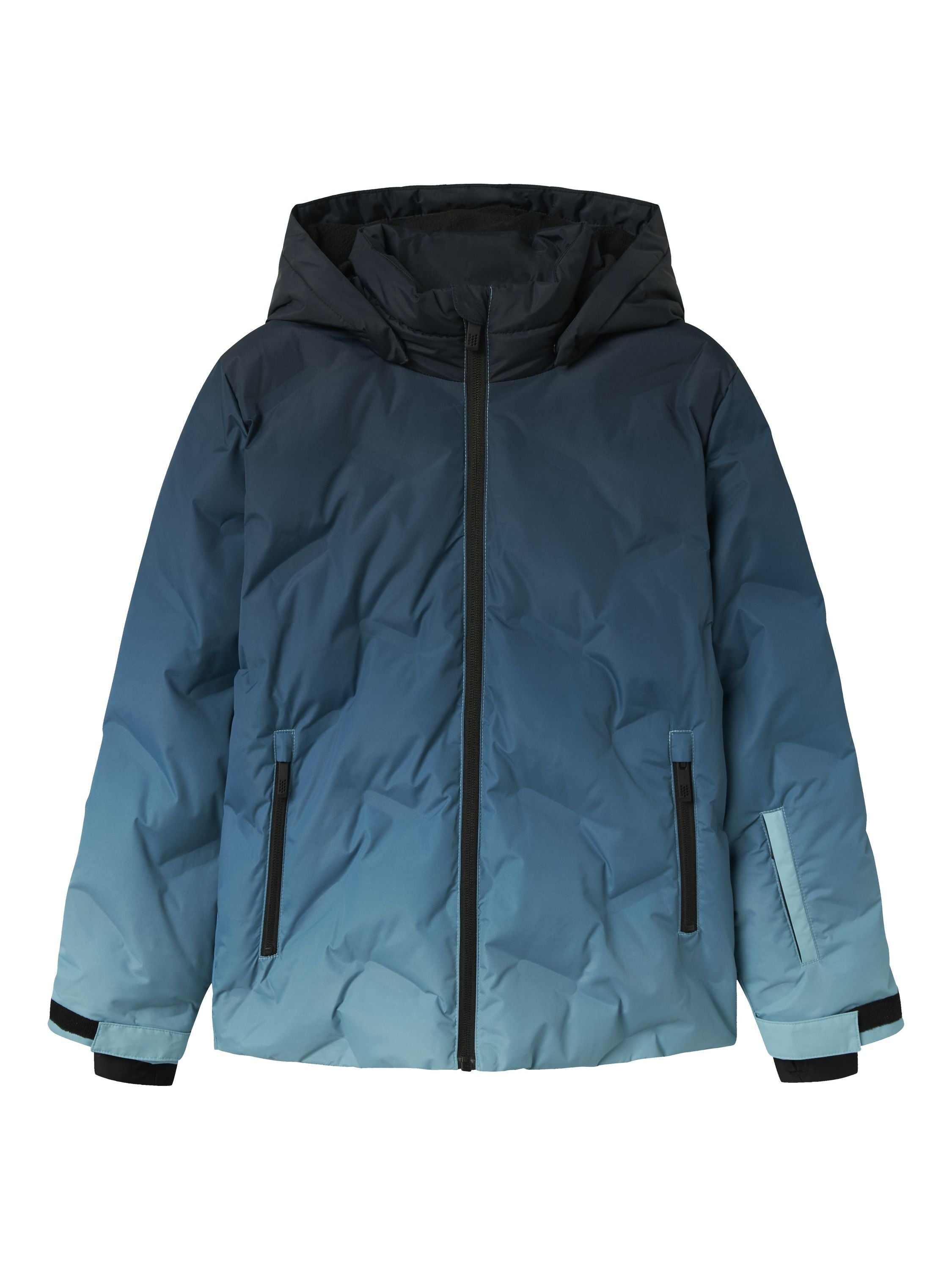 Winterjacke mit Farbverlauf - Milky Blue - Blau