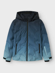 Winterjacke mit Farbverlauf - Milky Blue - Blau