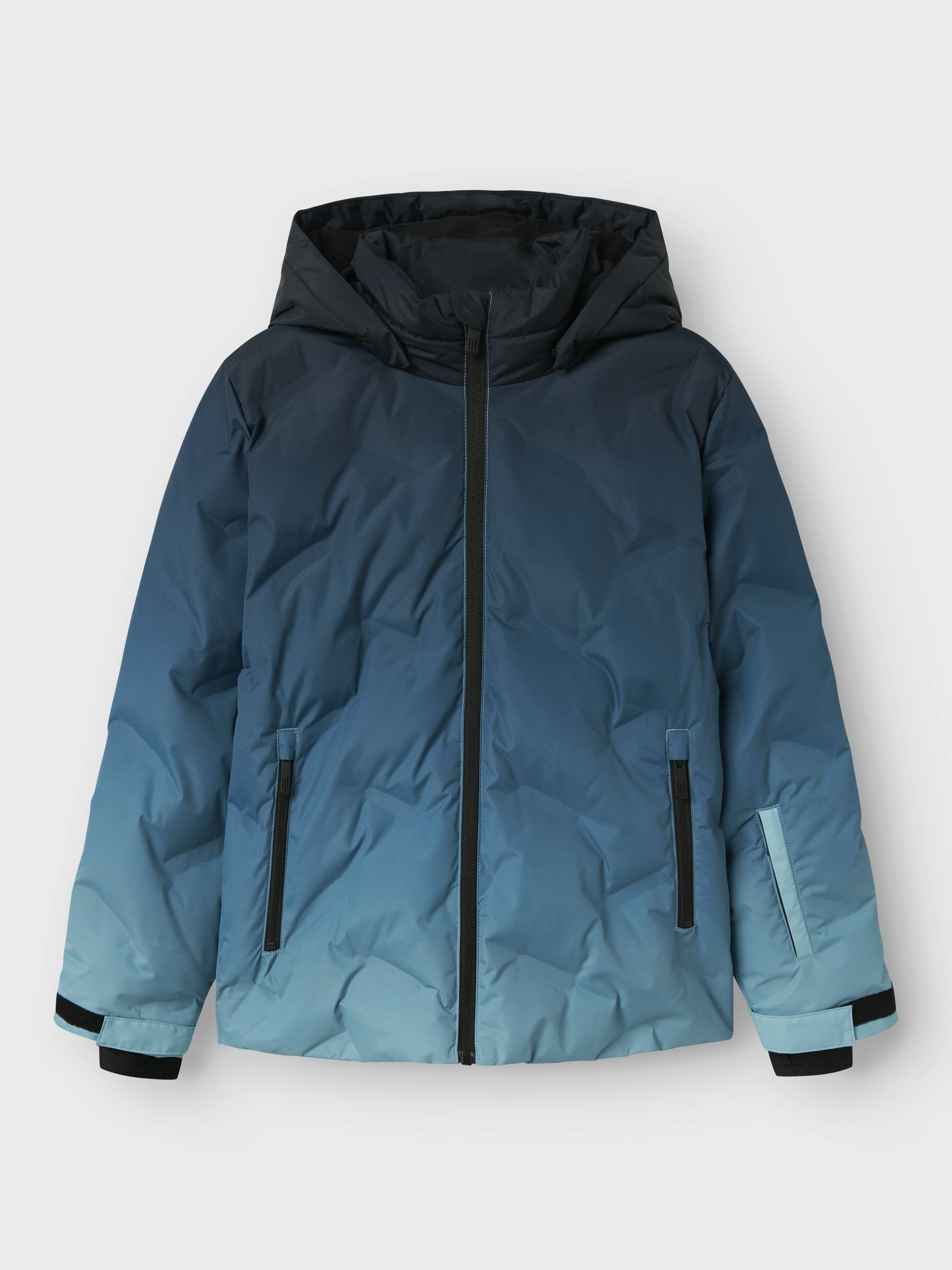 Winterjacke mit Farbverlauf - Milky Blue - Blau