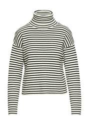 Strickpullover mit Rollkragen - 99X1-GREY/BLACK - Schwarz