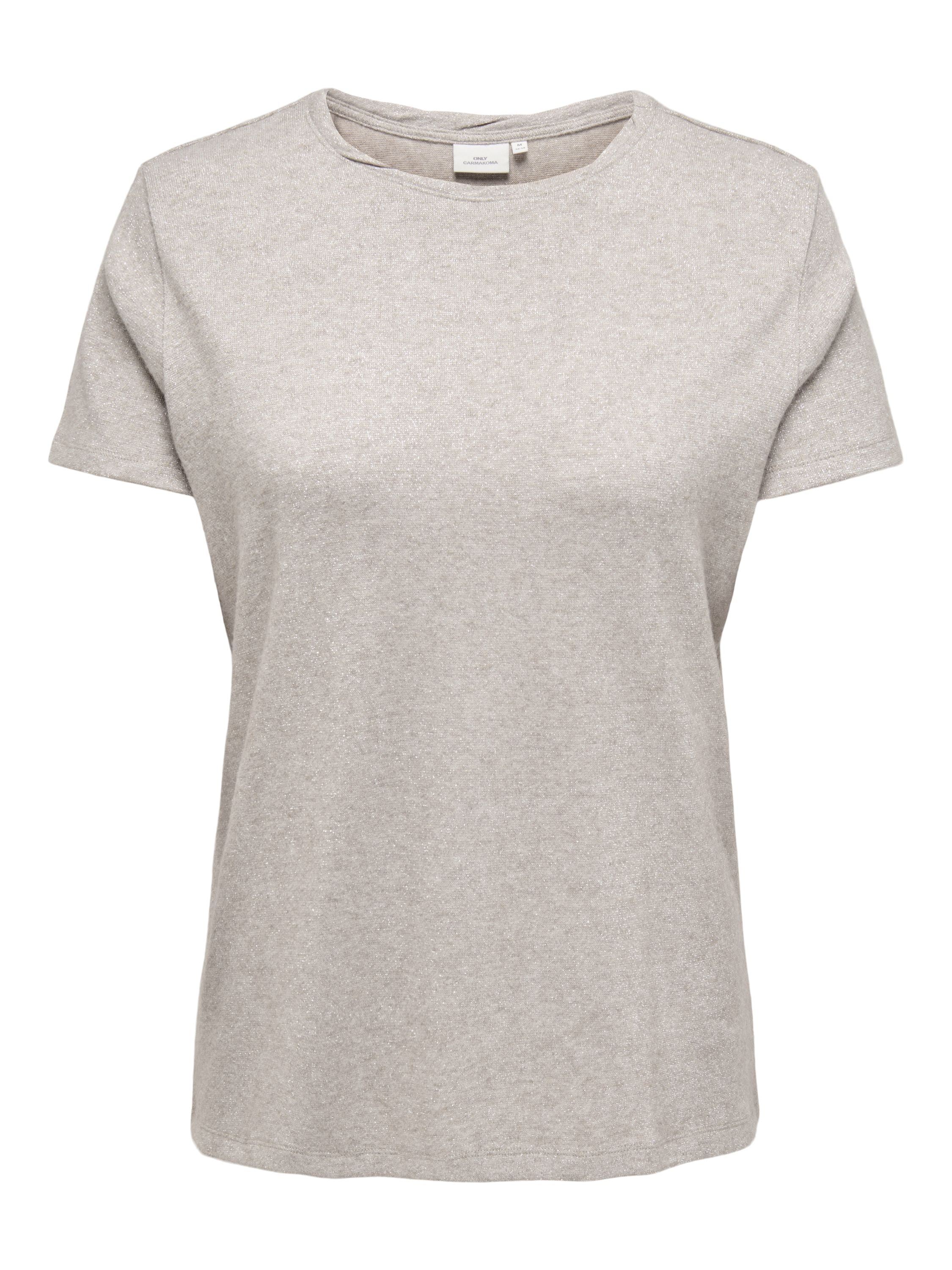 T-Shirt glitzernd - Humus/Frosted Almond Glitter + - Beige
