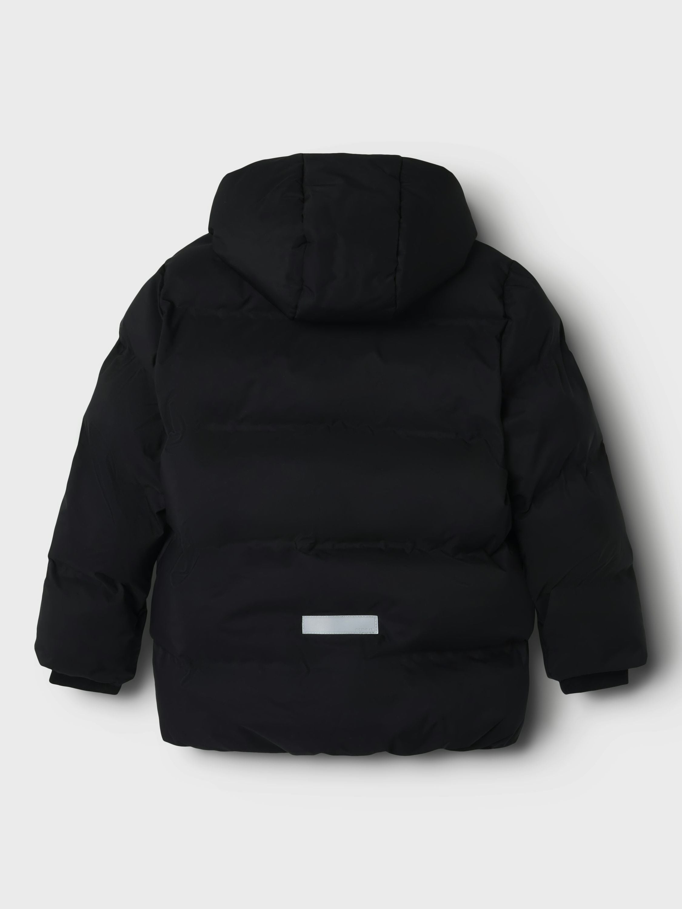 Winterjacke mit abnehmbarer Kapuze - Black - Schwarz