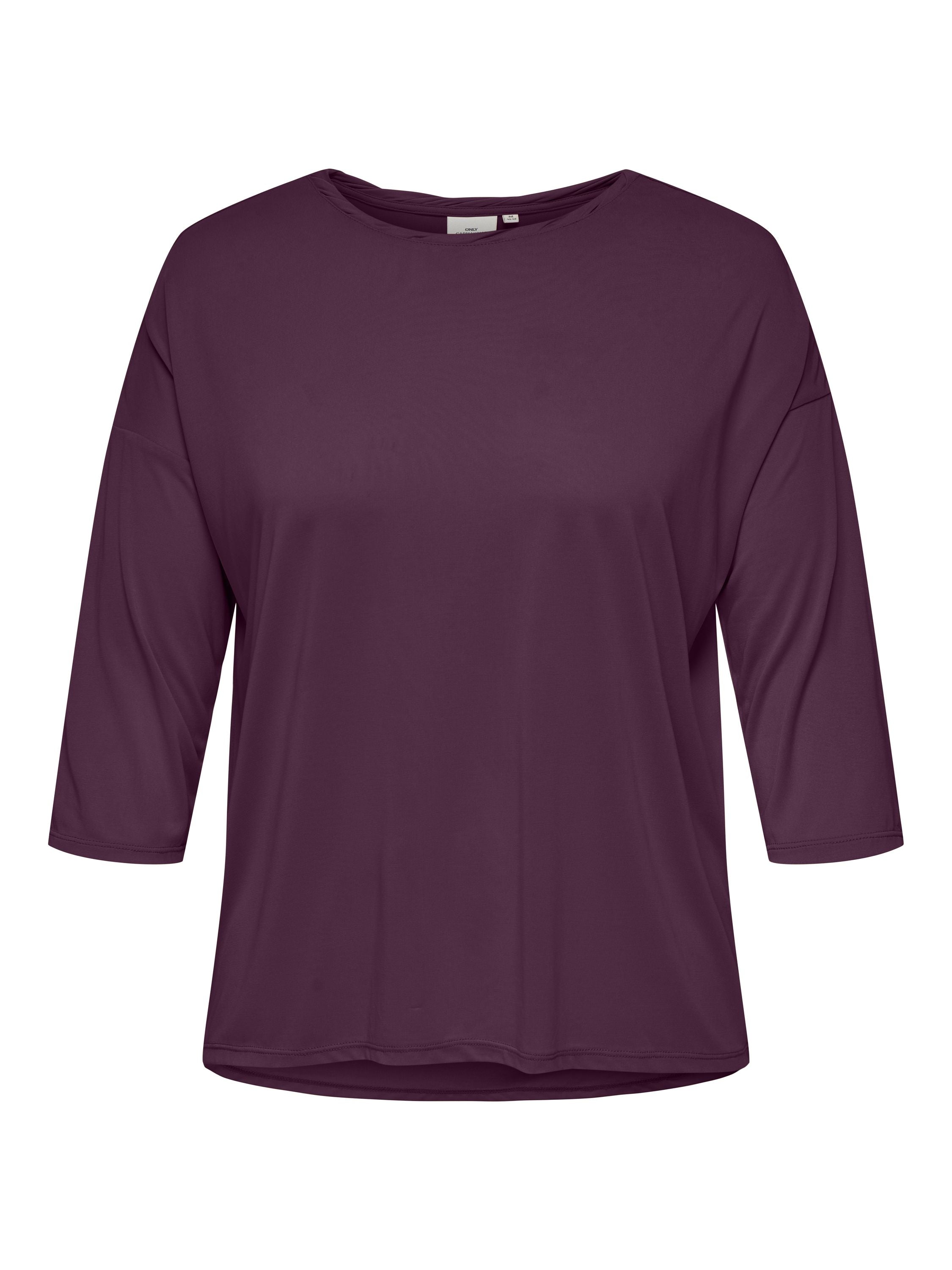 T-Shirt HANNAH aus Viskosemix - Mauve Wine - Rot