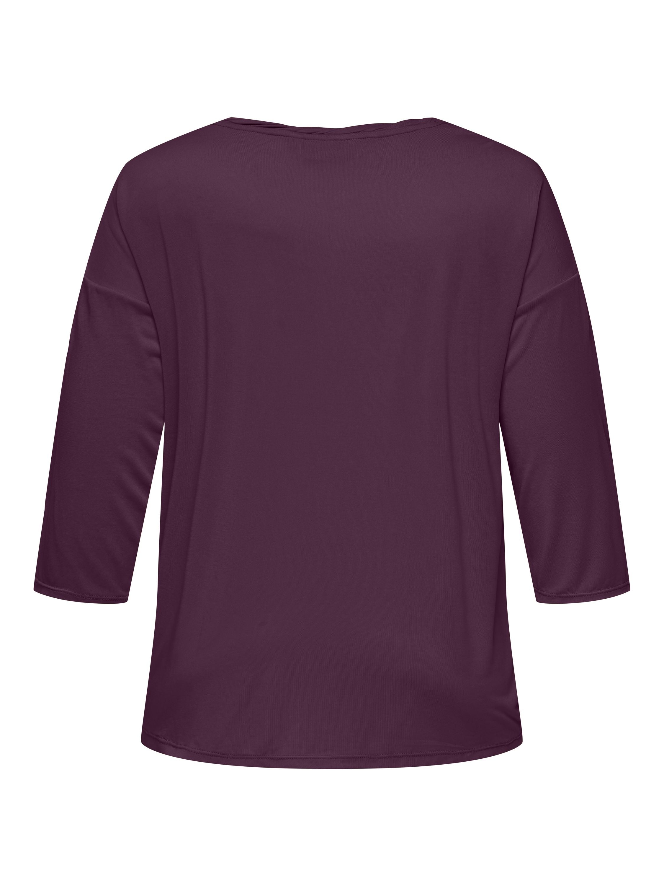 T-Shirt HANNAH aus Viskosemix - Mauve Wine - Rot